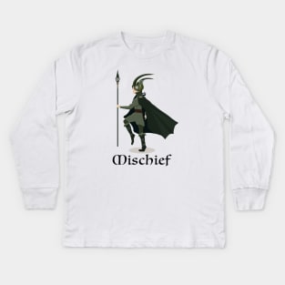 The God of Mischief Kids Long Sleeve T-Shirt